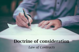 doctrine of consideration | Traducción jurídica y jurada de inglés a español