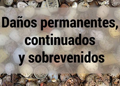 Daños permanentes, continuados y sobrevenidos | Traducción jurídica y jurada de inglés a español